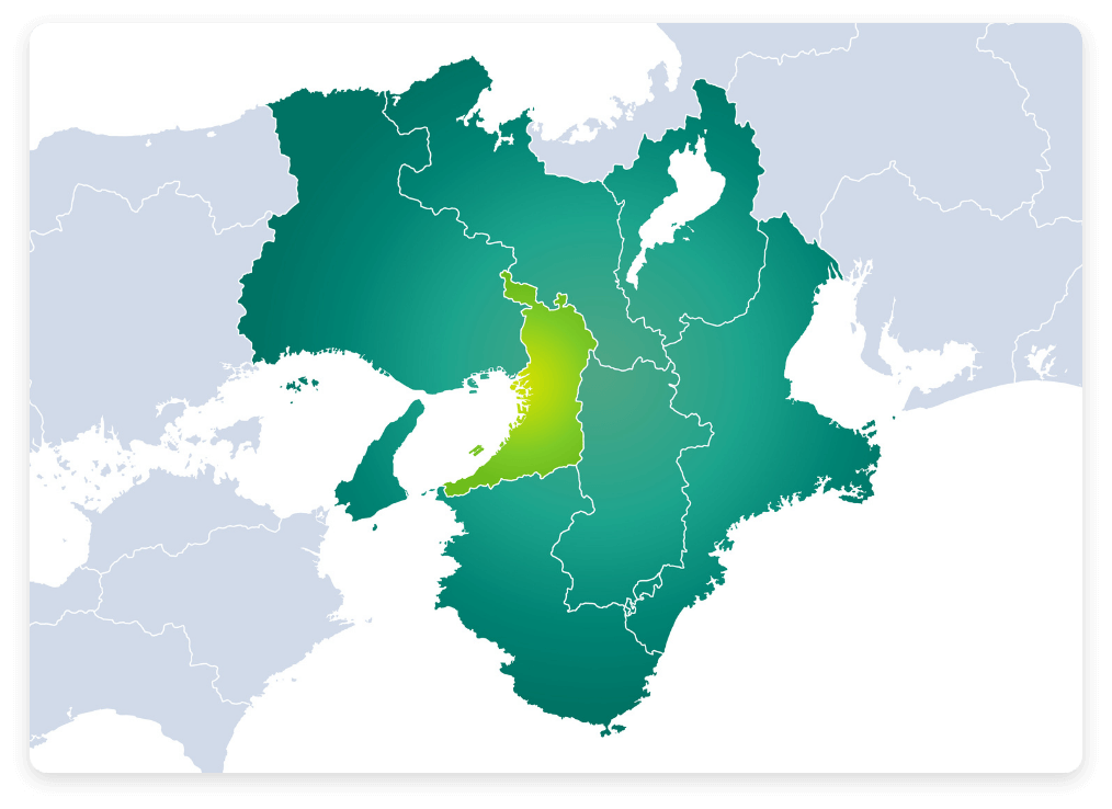 大阪・兵庫・京都・和歌山・奈良・滋賀